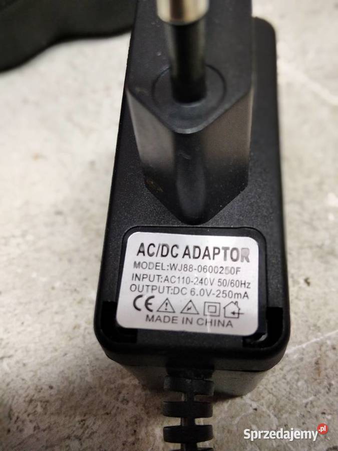 Zsilacz DC 6V 250mA prądu stałego Ostrów Mazowiecka