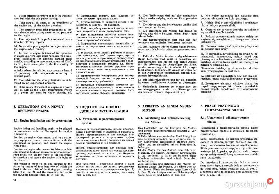 Andoria sw 400 instrukcja obsługi Pozostałe Stalowa Wola