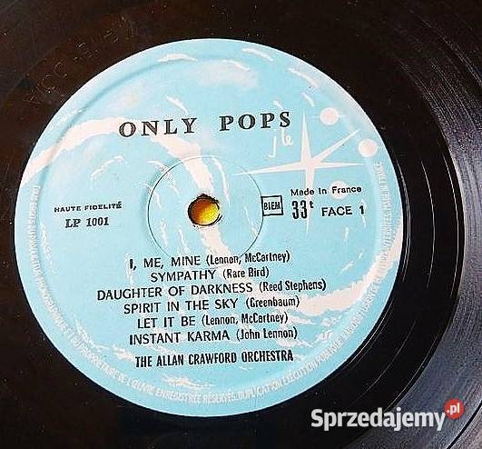 Only Pops Crawford płyta winylowa z lat 70 tych kujawsko-pomorskie Chełmno