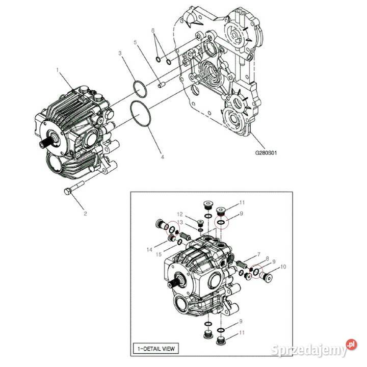 Oring 1750 x 240 mm LS XJ 25 LS MT125 LS MT335 Tajęcina sprzedam