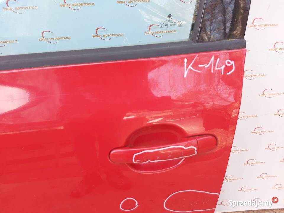 SKODA FABIA II drzwi lewe przód 130 mikronów Drzwi świętokrzyskie Kielce