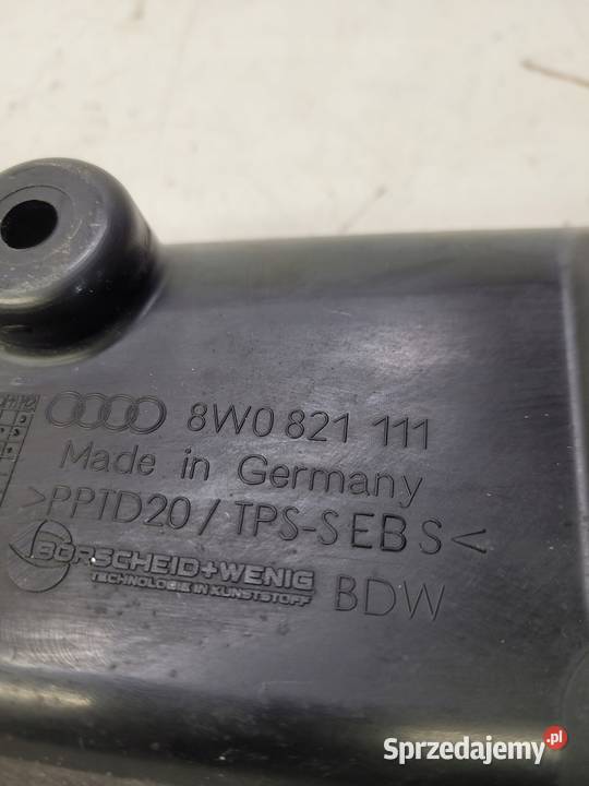 WYGŁUSZENIE BŁOTNIKA LEWE AUDI A4 B9 8W0821111 osobowe