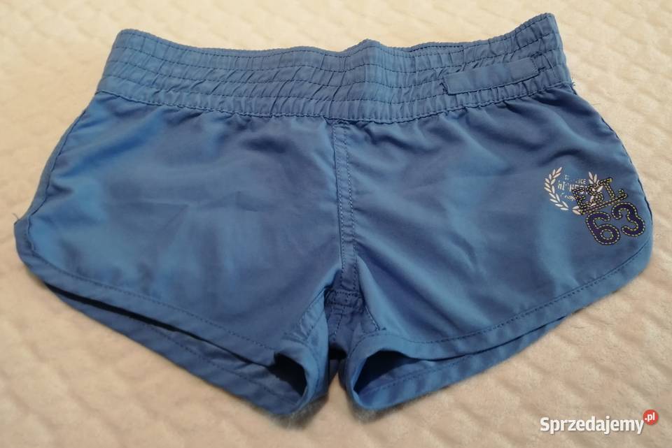 Szorty krótkie spodenki niebieskie 128 Odzież