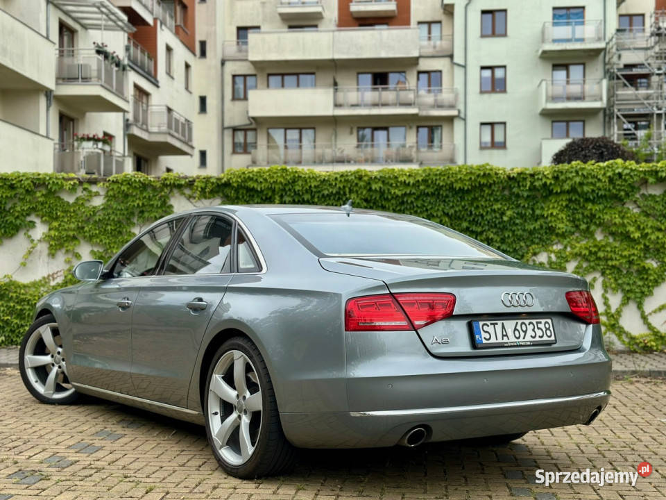 Audi A8 Faktura VAT 23 42 TDI wyposażenie D4 Tarnowskie Góry