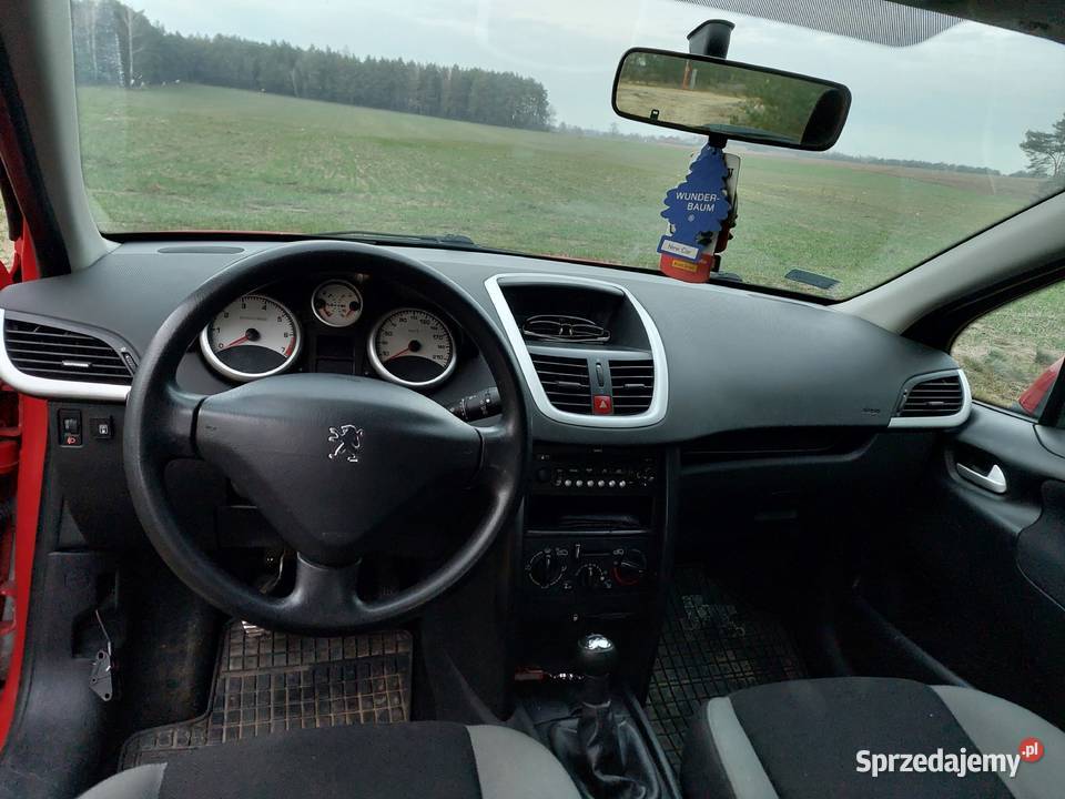 Peugeot 207 14 8v benzyna gaz 2008r czujnik parkowania Konin