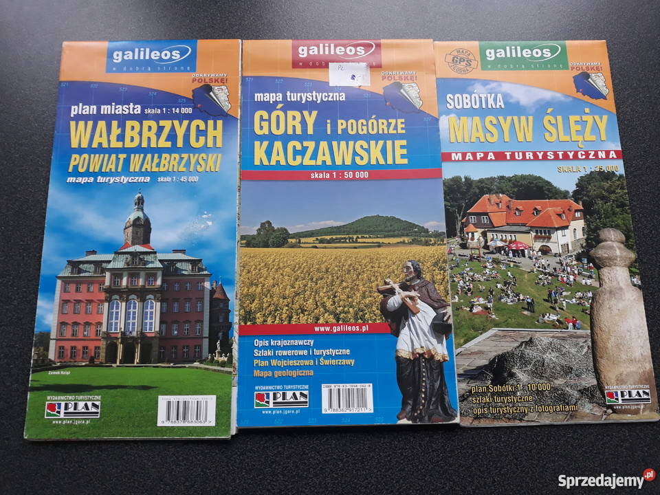mapy wycieczki Wałbrzych Góry Kaczawski Sobótka Turystyka Gdańsk
