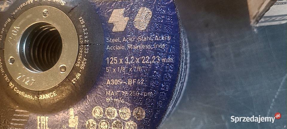 Tarcza Norton Vulcan 125x32x22mm szlifierska do Jeżowe sprzedam