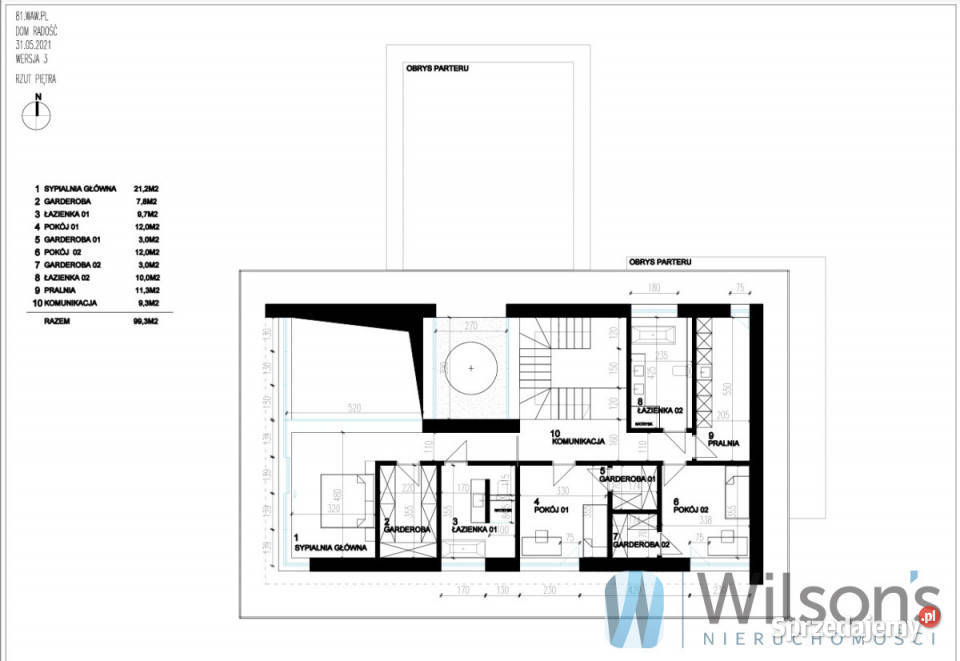 sprzedaży gruntu Warszawa 1656m2