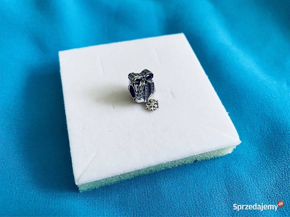 nowa cyrkoniowa zawieszka charms beads prezent srebro Gdynia
