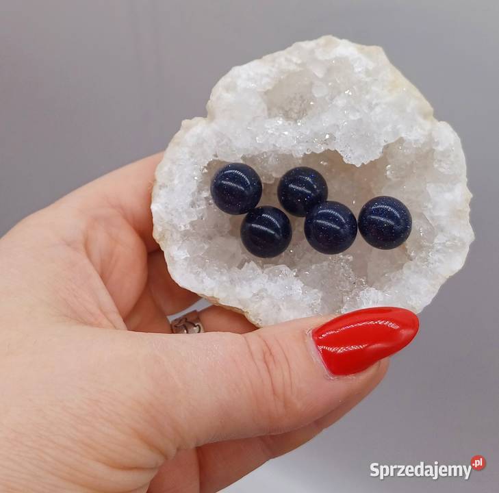 Piękna mała kula 13mm Noc Kairu Blue Piasek
