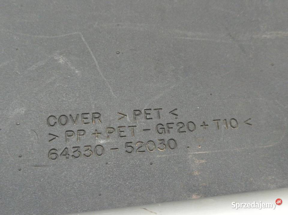 PÓŁKA TYLNA Toyota Yaris Verso I 19992005