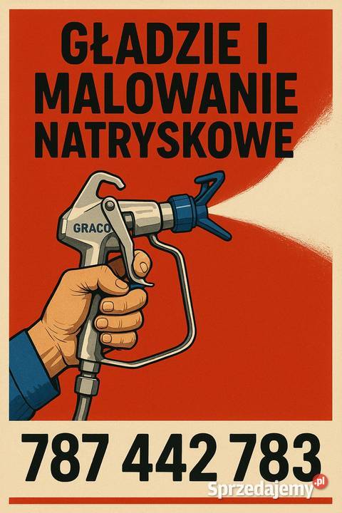 Gładzie i malowanie natryskowo Poznań