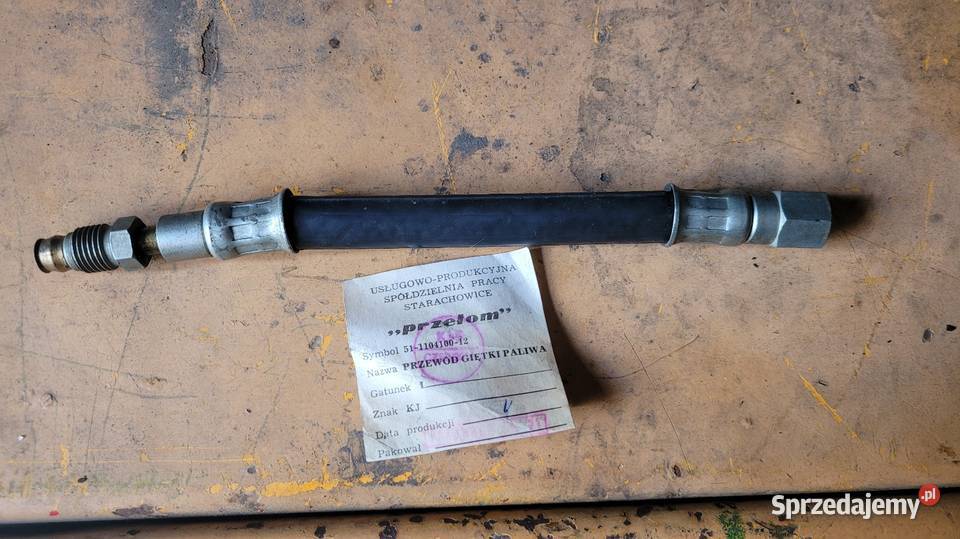 Nieużywany przewód paliwowy gięty PP01 Żuk Nysa Tuszynek Majoracki