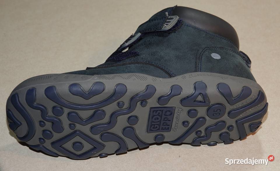 Buty chłopca jesiennozimowe kostkę 35 niebieskie Gdynia