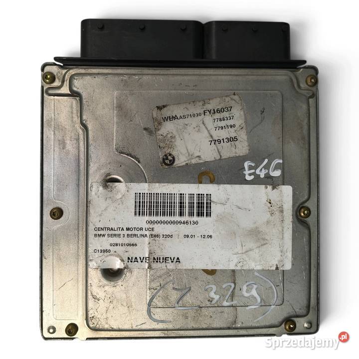 STEROWNIK KOMPUTER SILNIKA Bmw E46 20D 7791190 Chełm