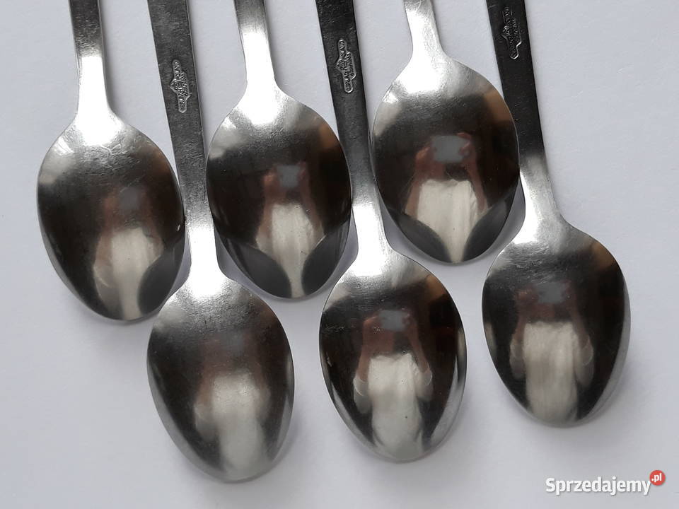 Łyżeczki do herbaty 3 RÓŻE Gerlach sztućce PRL Dąbrowa Górnicza sprzedam