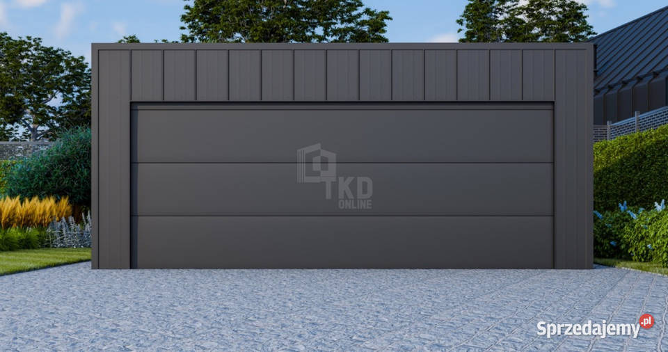 Garaż blaszany 6x6m brama segmentowa drzwi samodzielny łódzkie Rawa Mazowiecka sprzedam