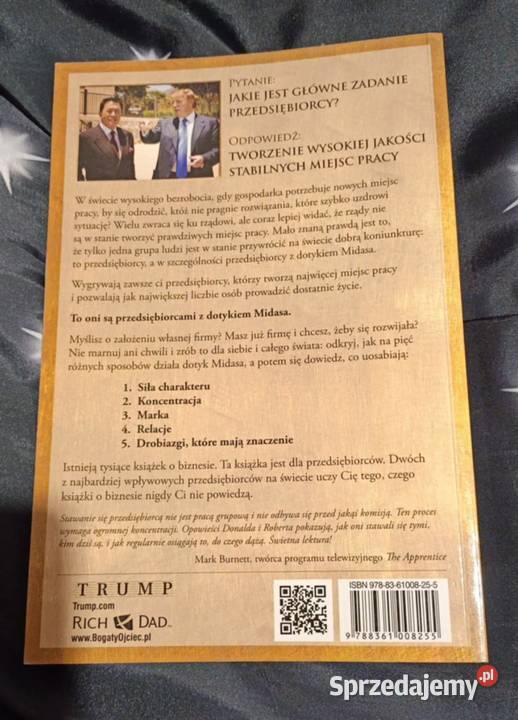 Dotyk Midasa Donald J Trump Robert T Kiyosaki Poznań