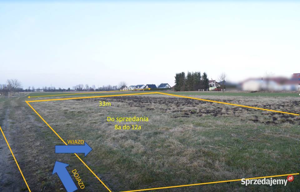 Działka budowlana 10a Rzeszów Budziwój 33m