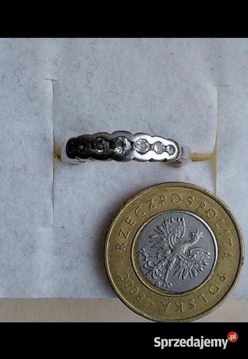 Pierścionek srebro 925 159mm mały Pierścionki Cieszyn