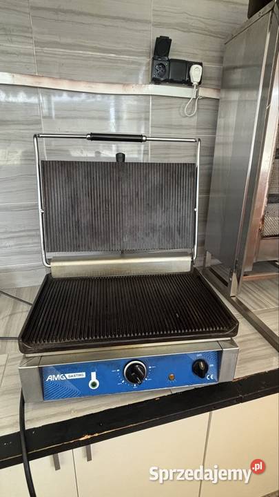 Grill kontaktowy podwójny ryflowany AMG Gastro Kobylnica