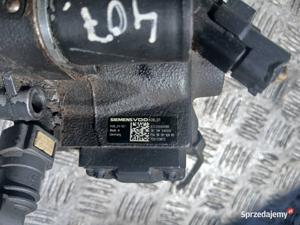 Pompa wtryskowa 9658193980 Citroen Peugeot Ford