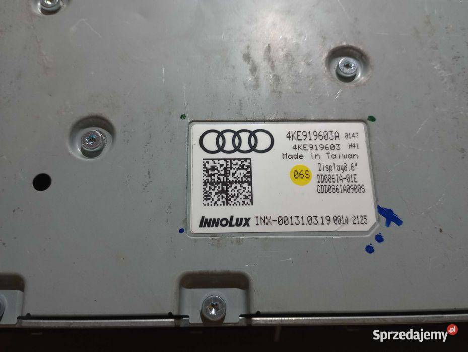 Panel Wyswietlacz Lcd Ekran Monitor Audi ETron osobowe