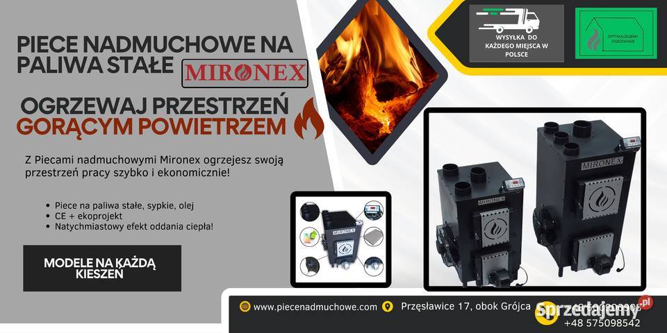 piec nadmuchowy do hali piec do warsztatu piec z Grójec