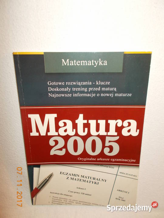 Matematykamatura 2005wydGREGKraków matematyka