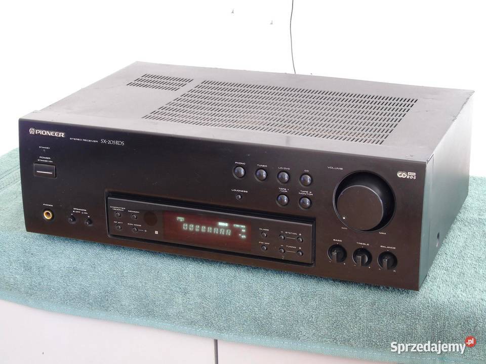 Japoński amplituner Pioneer SX205 RDS 370 wat Jasło