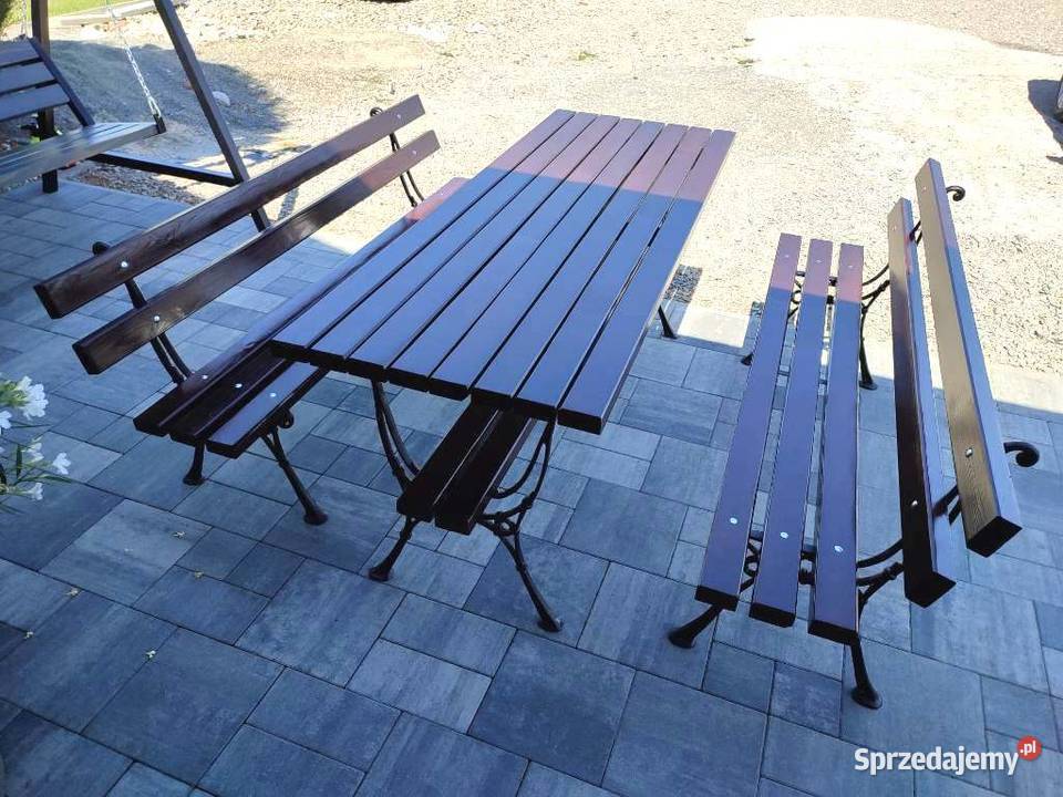 Nowe komplety ogrodowe zestaw ogrodowy żeliwne