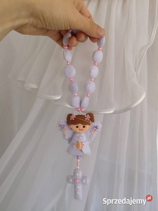 Zestaw świątecznych filcowych Aniołków Handmade