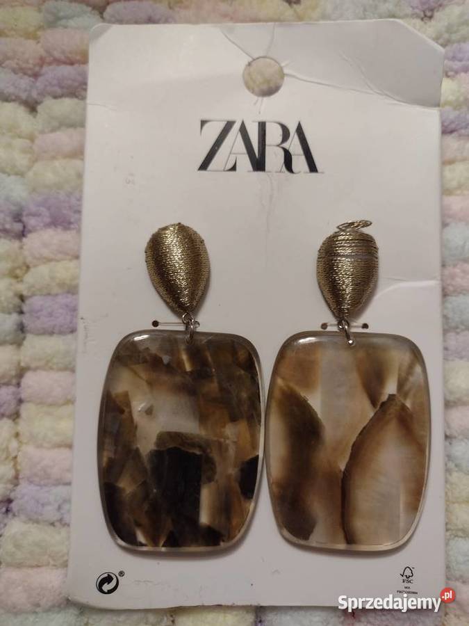 ZARA Duże kolczyki z Madrytu NOWE