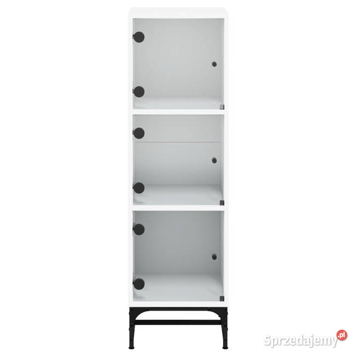 Szafka ze szklanymi drzwiami biała 35x37x120 Warszawa sprzedam