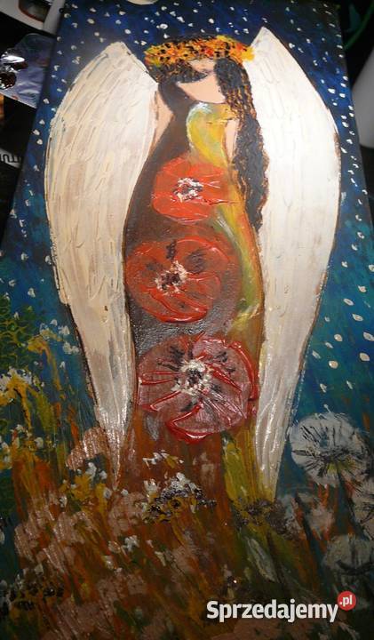 Obraz olejny aniołek Wrocław