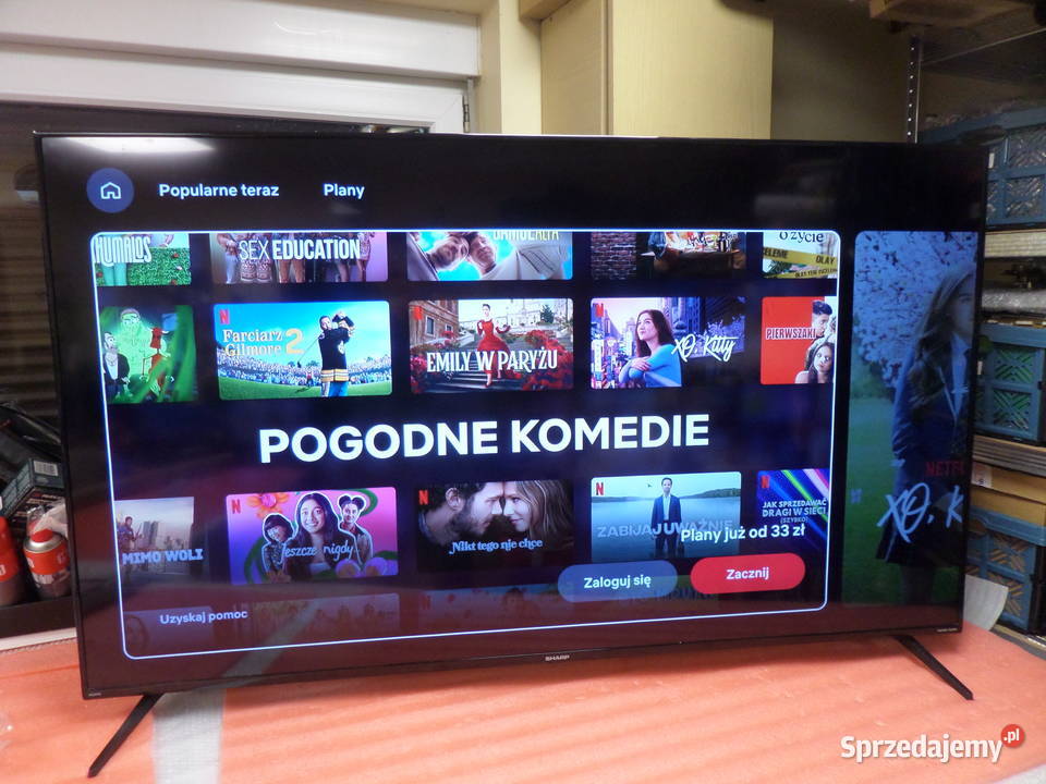 Sharp 70 70FN7EA Android 4K UHDSmart DVBT2 wi Telewizory Kalisz