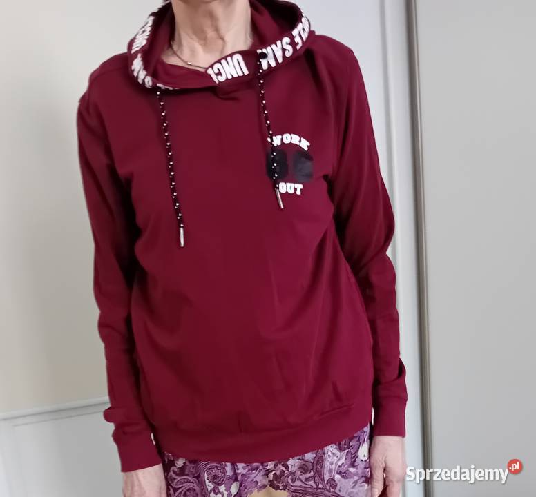 bluza bawełniana damska z kapturem mazowieckie