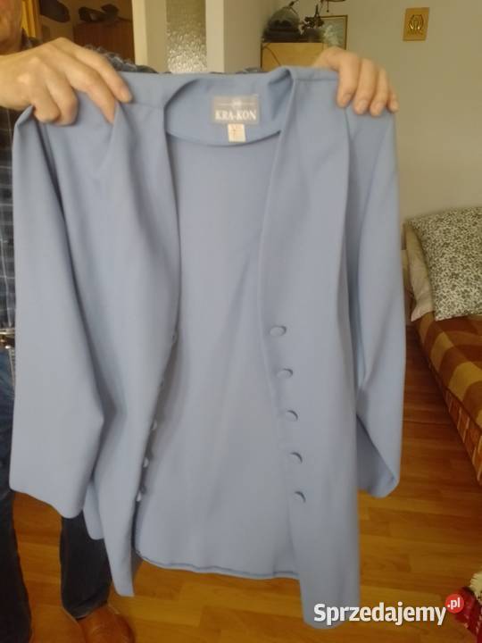 Sprzedam damski komplet wyjsciowy niebieski Pabianice