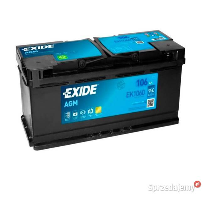 Akumulator EXIDE AGM STARTSTOP EK1060 106Ah 950A Braniewo