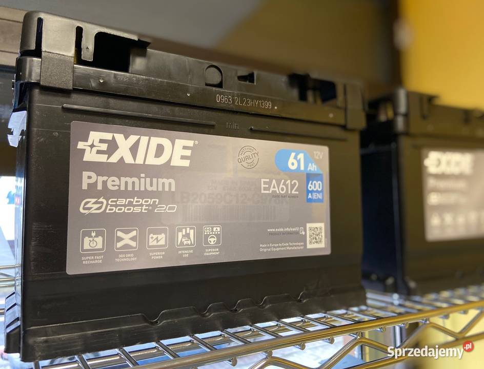 Akumulator Exide Premium 61Ah 600A PRAWY PLUS Piotrków Trybunalski