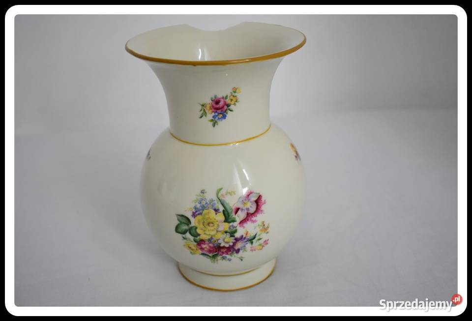 Porcelanowy wazon ILMENAU Graf von Henneberg Antyki Płock