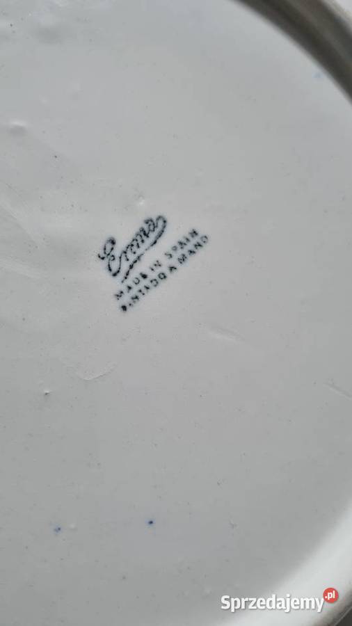 Talerz Dekoracyjny Ozdobny Ceramika Hiszpańska Ceramika i szkło wielkopolskie Wola Podłężna