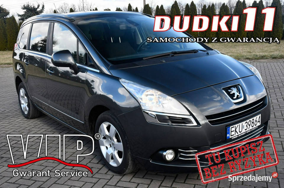 Peugeot 5008 16hdi TempomatKlimatr 2 Zarejestrowany w Polsce Kutno
