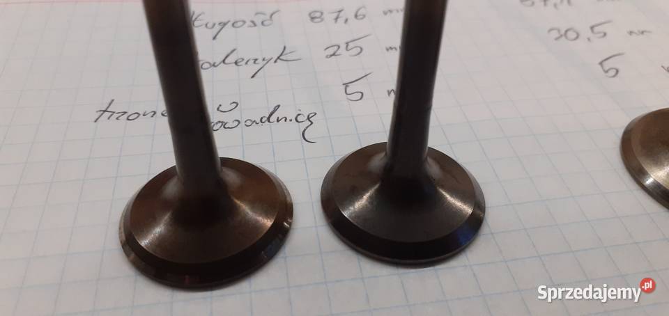 zawory ssace wydechowe głowica Husqvarna tc te Kamienica Polska