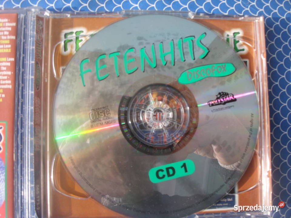 Skladanka 2 CD FETENHITS DISCO FOX 1999 dolnośląskie Wołów sprzedam