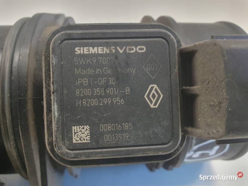 Renault Clio III 15 DCI PRZEPŁYWOMIERZ POWIETRZA