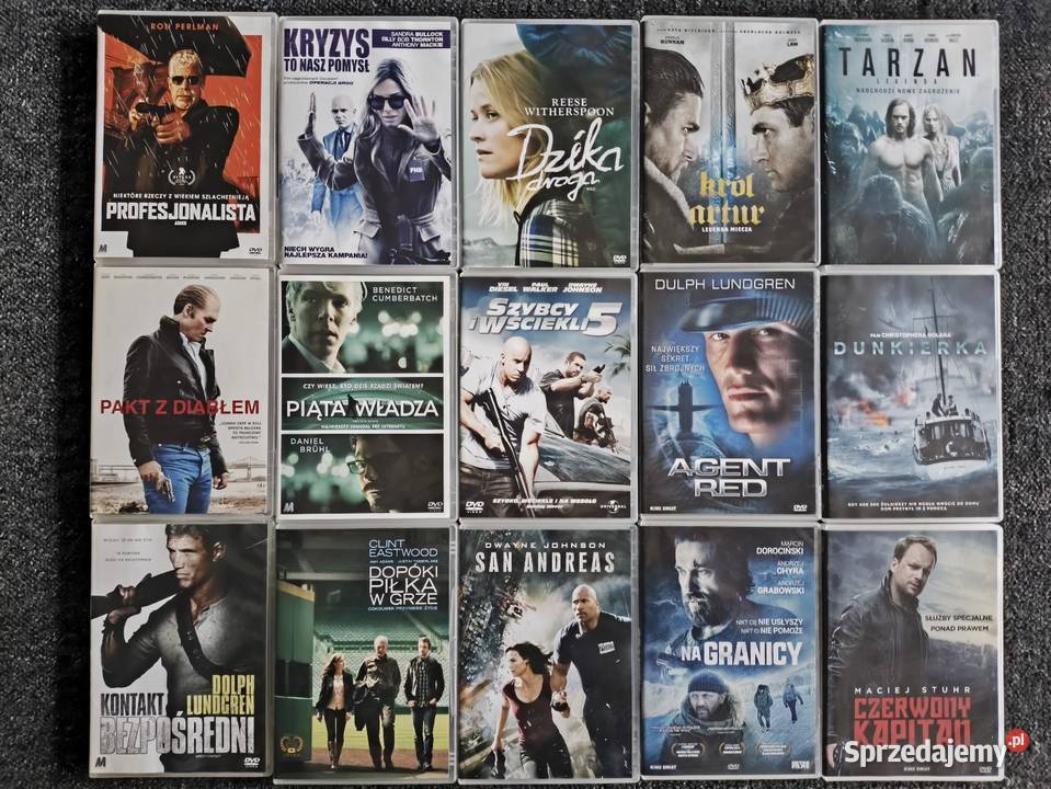 Filmy DVD kolekcja tanio płyty DVD i Blu-ray Warszawa