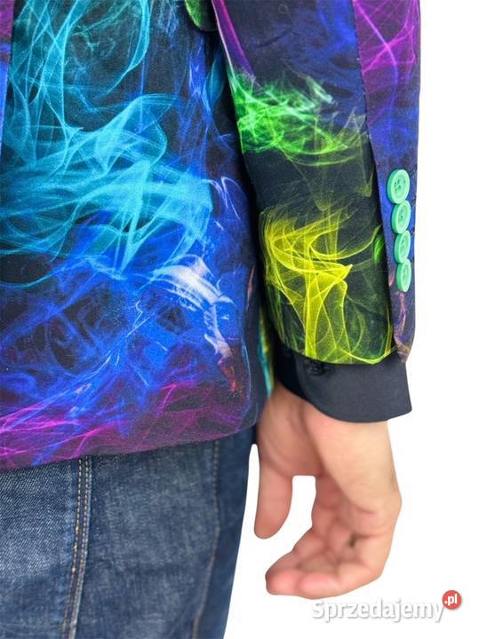 MARCO MILANO Marynarka męska C28 kolorowa dymy Ostrów Wielkopolski