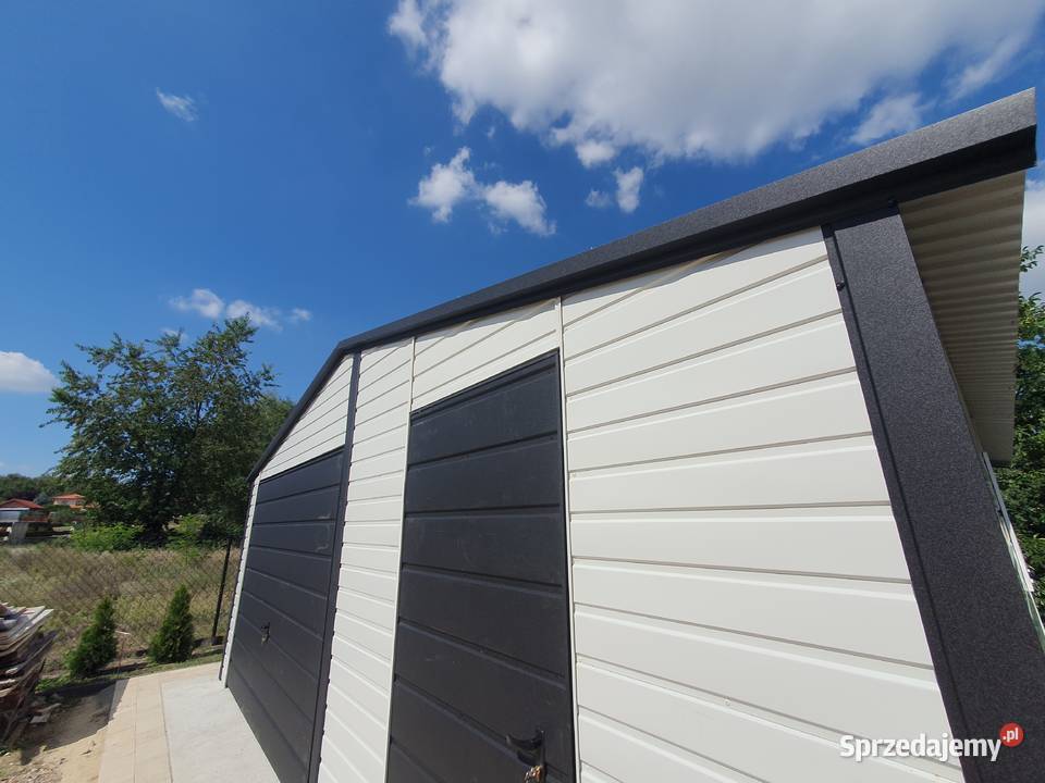 Garaż blaszany garaże na wymiar blaszaki 36m2 śląskie Tychy