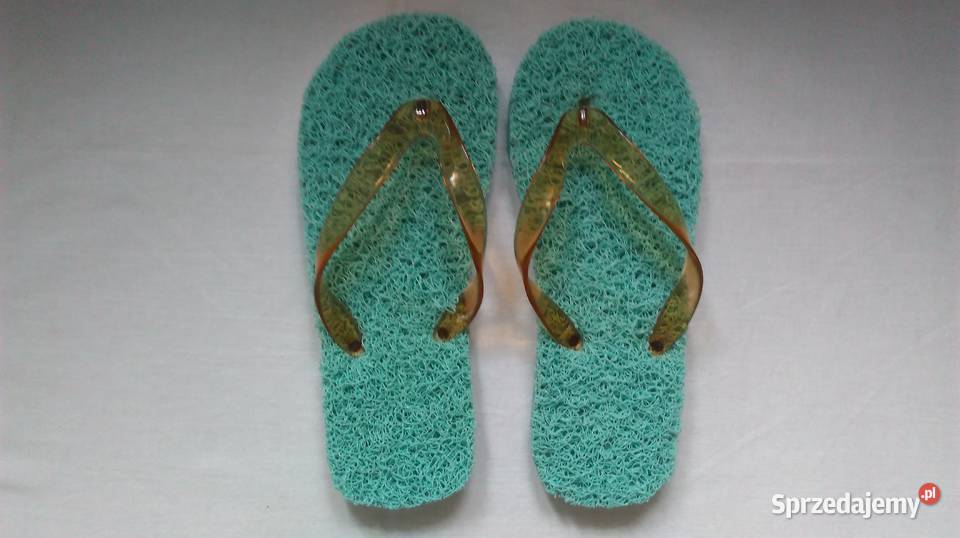 KLAPKI damskie JAPONKI masujące r 3940 NOWE zielony podlaskie Białystok